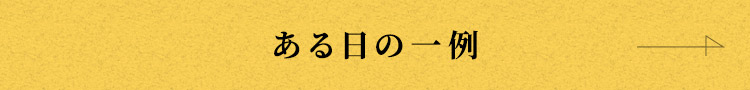 ある日の一例